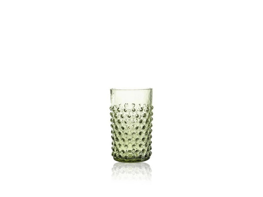Olive Green Hobnail Tumblers