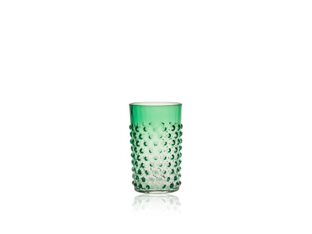 Underlay Dark Green Hobnail Tumblers