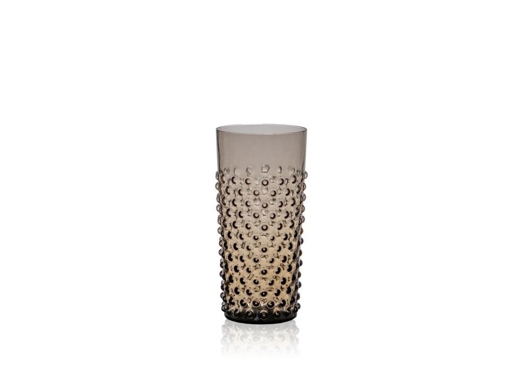 Black Smoke Hobnail Tumblers Large