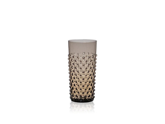 Black Smoke Hobnail Tumblers Large
