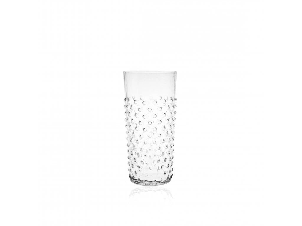 Clear Hobnail Tumblers Large