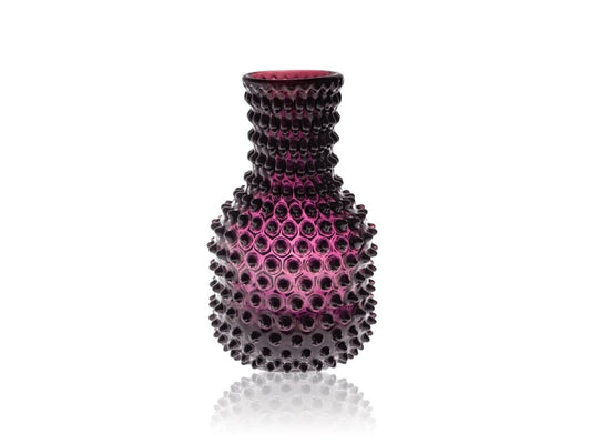 Violet Hobnail Carafe