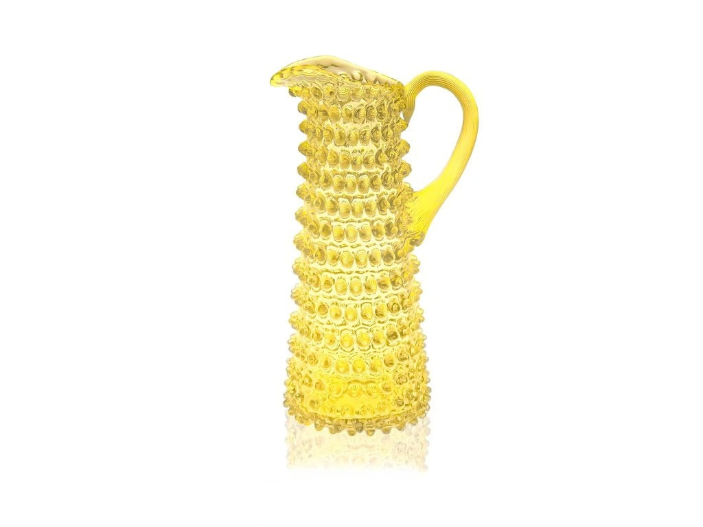 Citrine Hobnail Jug Tall