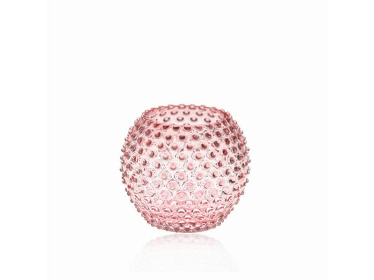 Rosaline Hobnail Round Vase
