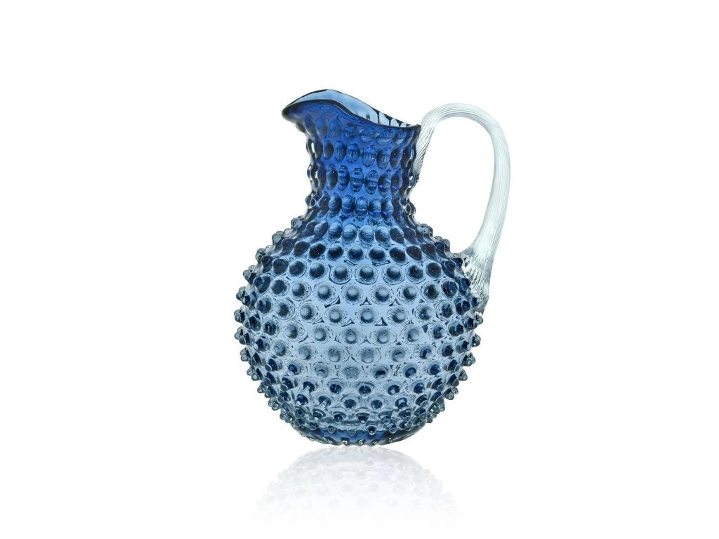 Underlay Blue Smoke Hobnail Large Jug 2L