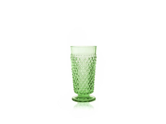 Light Green Hobnail Goblet