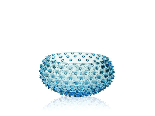 Azure Hobnail Large Bowl