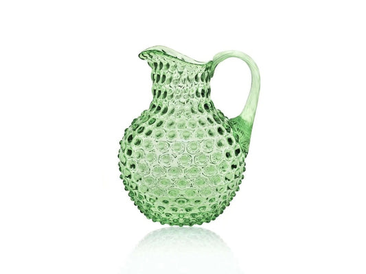 Light Green Hobnail Large Jug