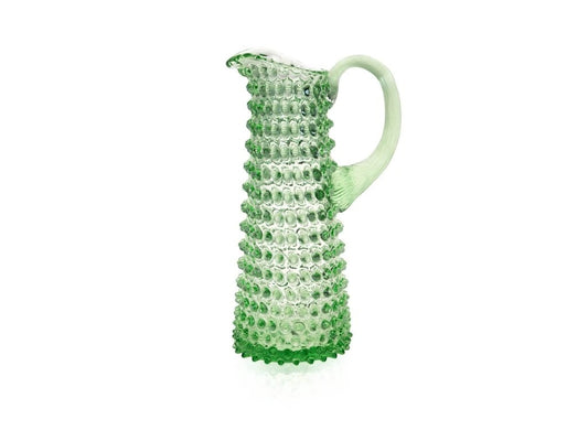 Light Green Hobnail Jug Tall