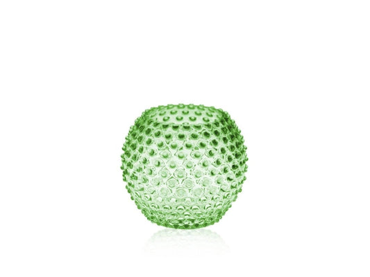 Light Green Hobnail Round Vase