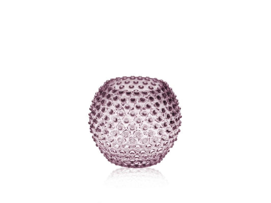 Underlay Violet Hobnail Round Vase