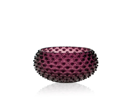 Violet Hobnail Large Bowl