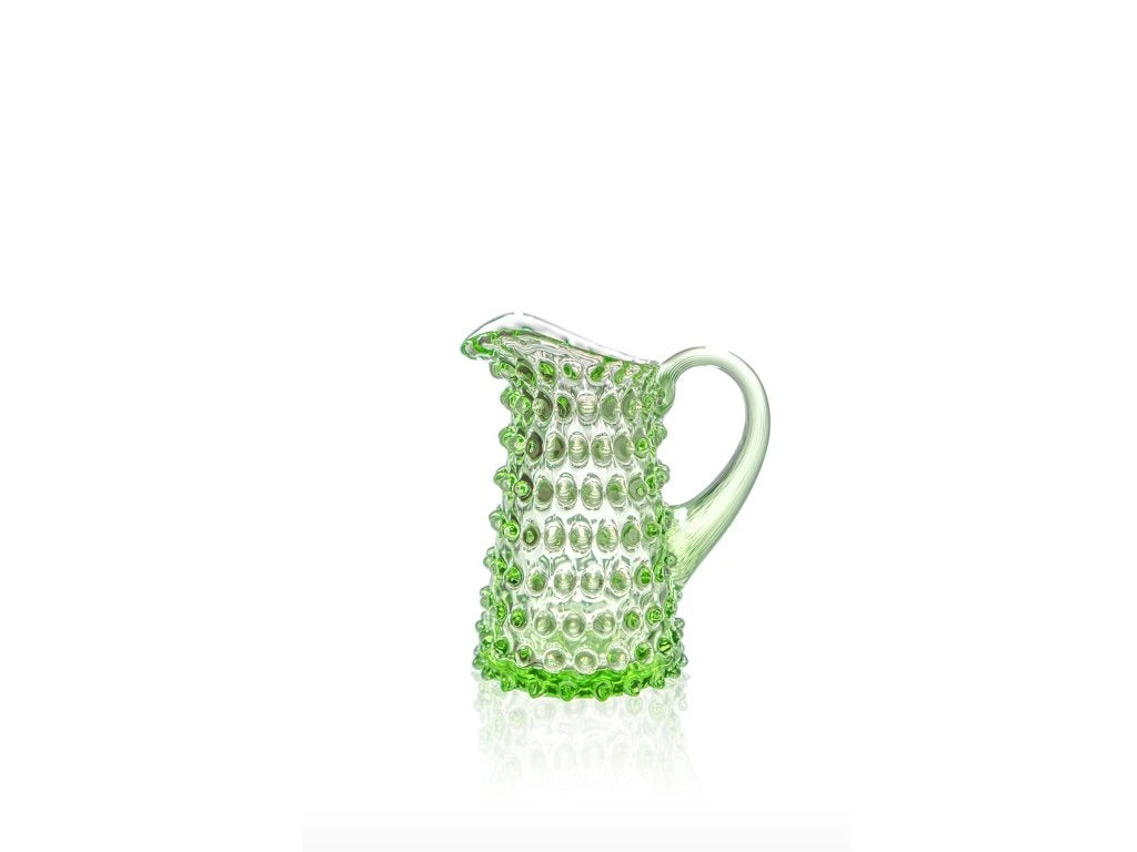 Light Green Hobnail Mini Tall Jug