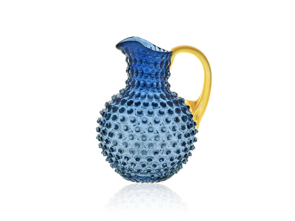 Underlay Blue Smoke Hobnail Large Jug 2L