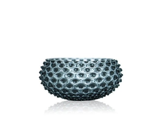 Misty Blue Hobnail Large Bowl