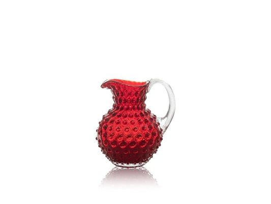 Underlay Garnet Hobnail Jug