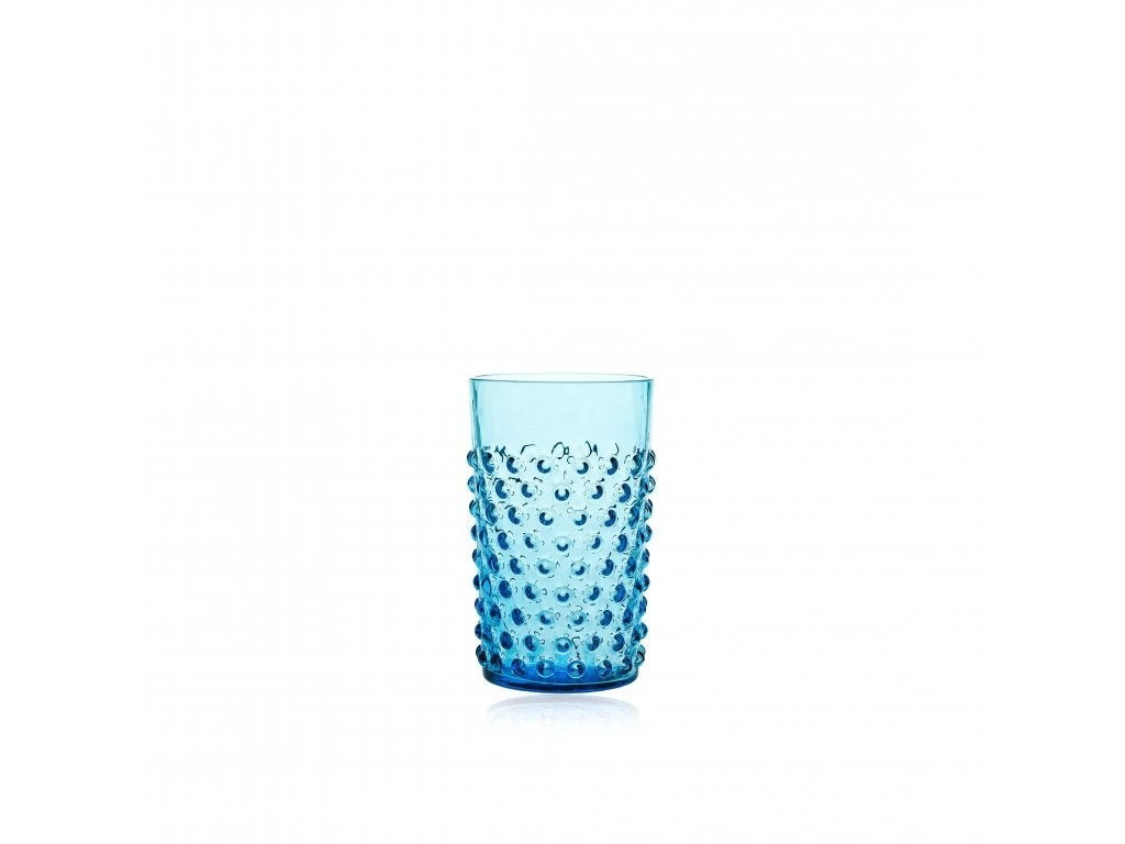 Azure Hobnail Tumblers
