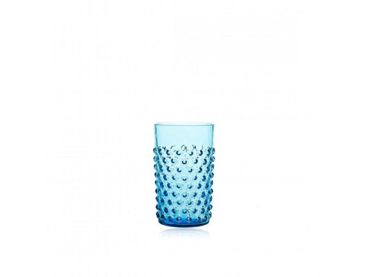 Azure Hobnail Tumblers
