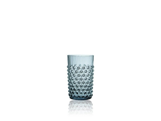 misty blue hobnail tumblers