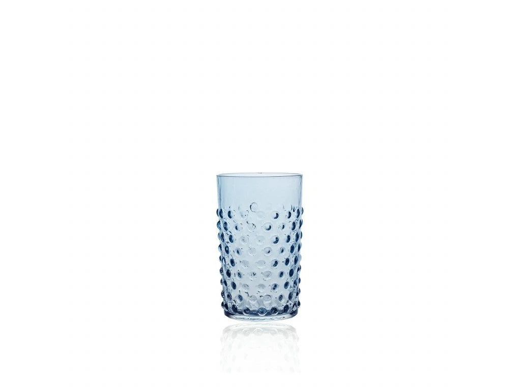 Underlay Blue Smoke Hobnail Tumblers