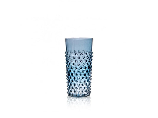 Underlay Blue Smoke Hobnail Tumblers Large