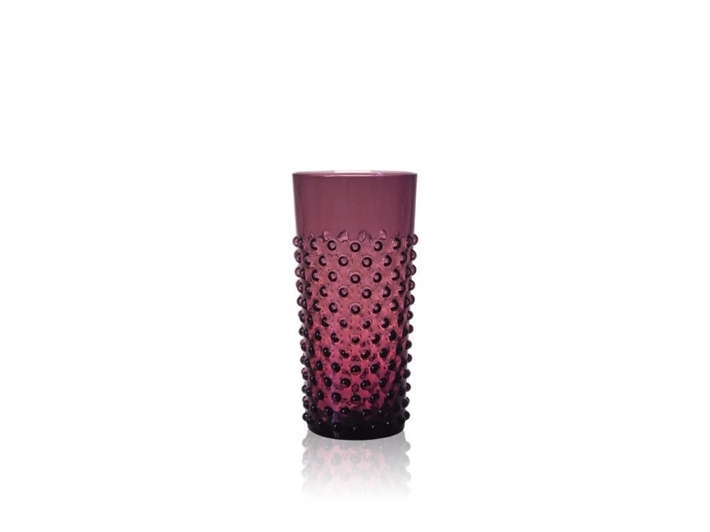 Violet Hobnail Tumblers Large