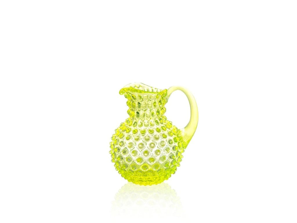 Neon Citrine Hobnail Jug