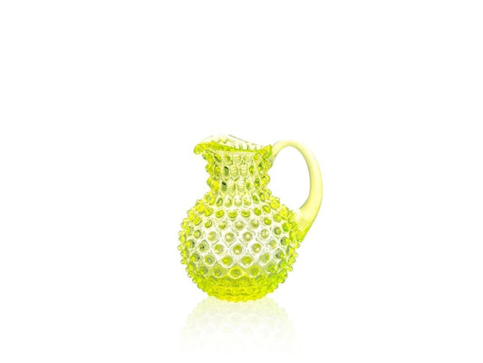 Neon Citrine Hobnail Jug