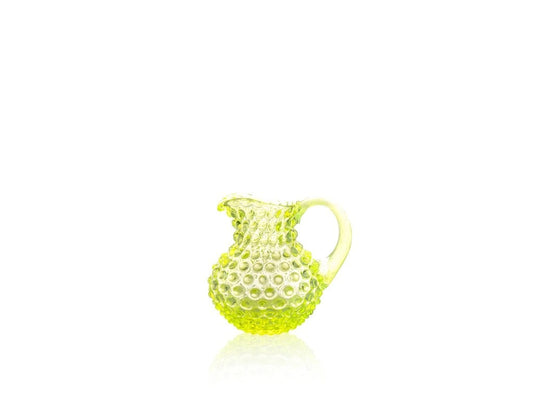 Neon Citrine Hobnail Creamer Jug