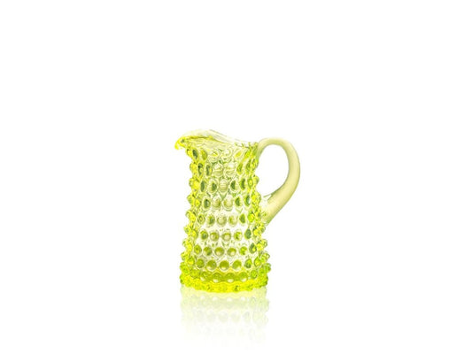 Neon Citrine Hobnail Mini Tall Jug