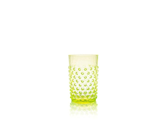 Neon Citrine Hobnail Tumblers