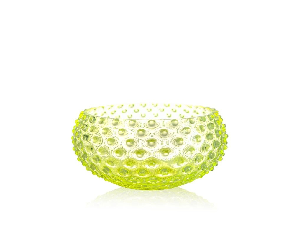 Neon Citrine Hobnail - Bowl