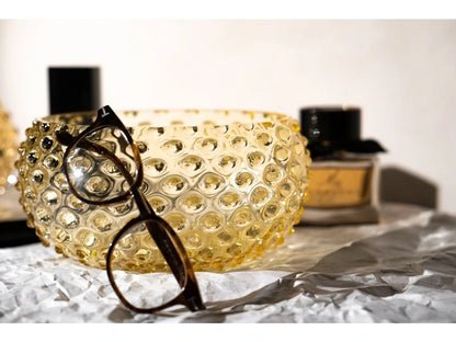 Citrine Hobnail - Large Bowl