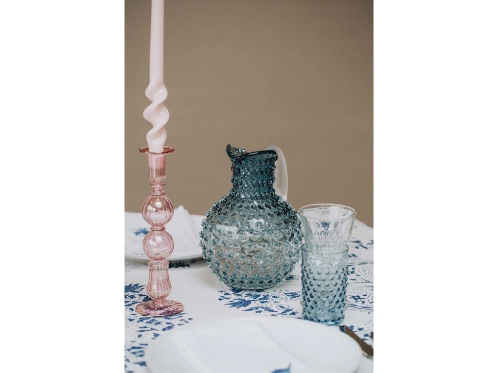 Underlay Blue Smoke Hobnail Large Jug 2L
