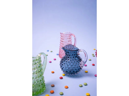 Underlay Blue Smoke Hobnail Creamer
