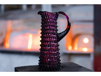 Violet Hobnail Jug Tall