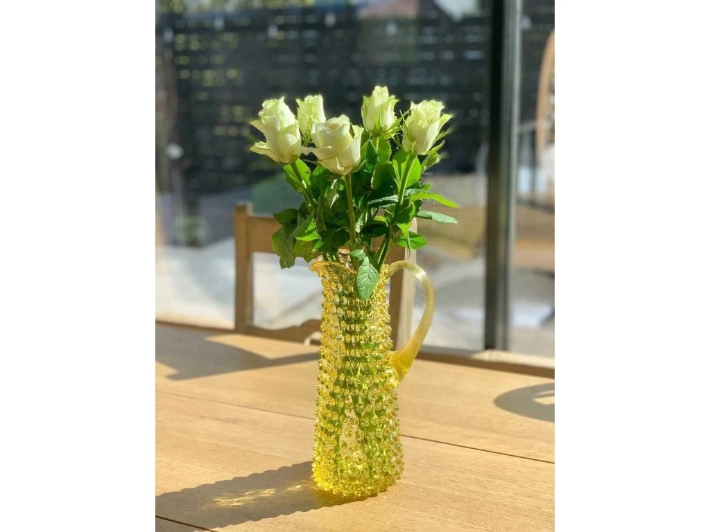 Citrine Hobnail Jug Tall