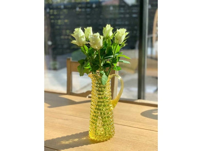 Citrine Hobnail Jug Tall