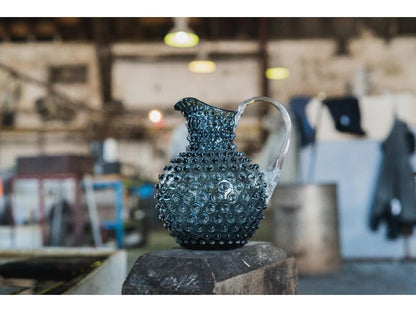 Underlay Blue Smoke Hobnail Large Jug 2L
