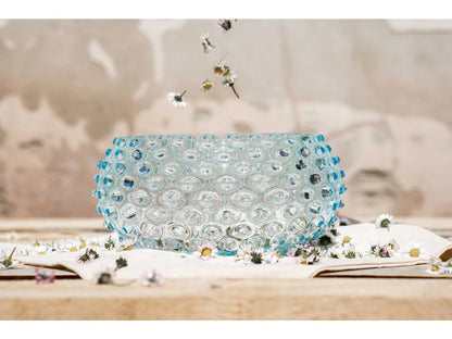 Underlay Azure Hobnail Large Bowl
