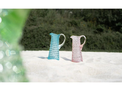 Underlay Azure Hobnail Tall Jug