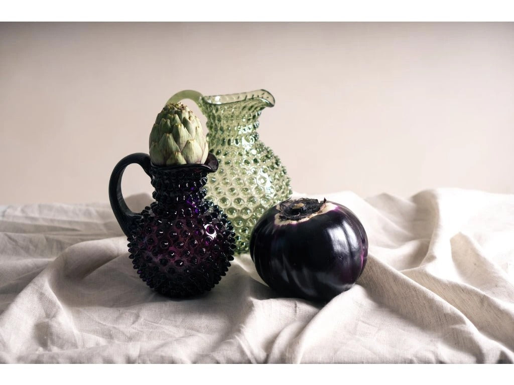 Violet Hobnail Jug