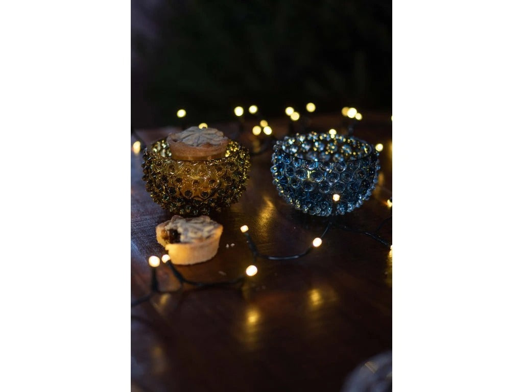 Underlay Blue Smoke Hobnail Small Bowl