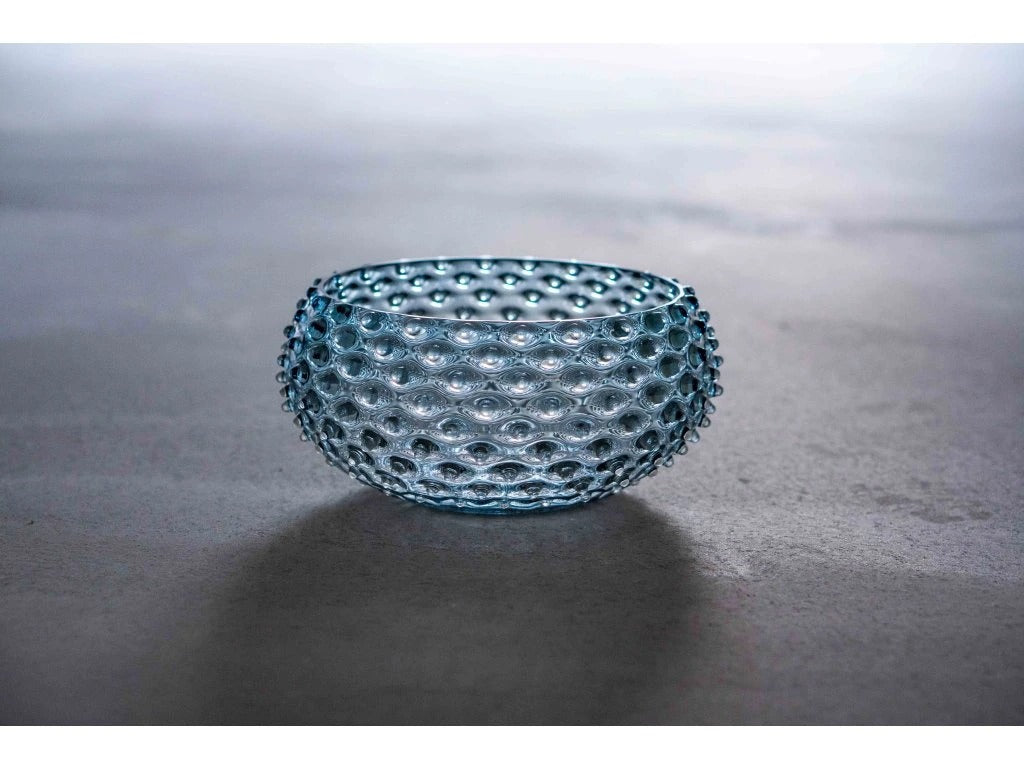 Underlay Blue Smoke Hobnail Large Bowl