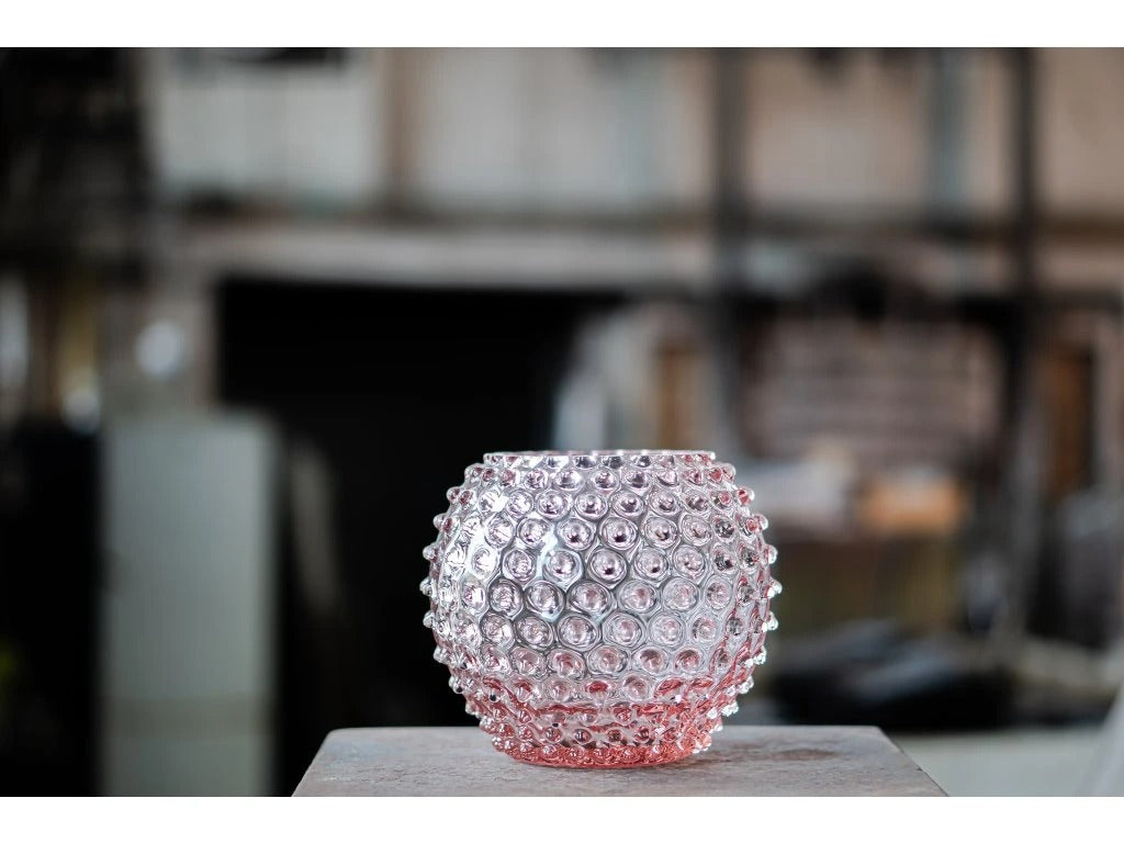 Rosaline Hobnail Round Vase