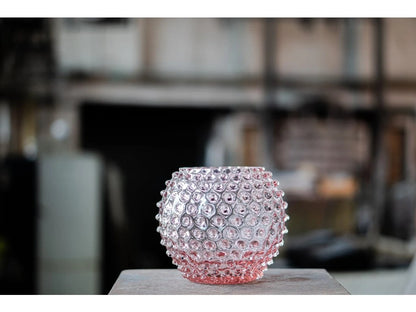 Rosaline Hobnail Round Vase