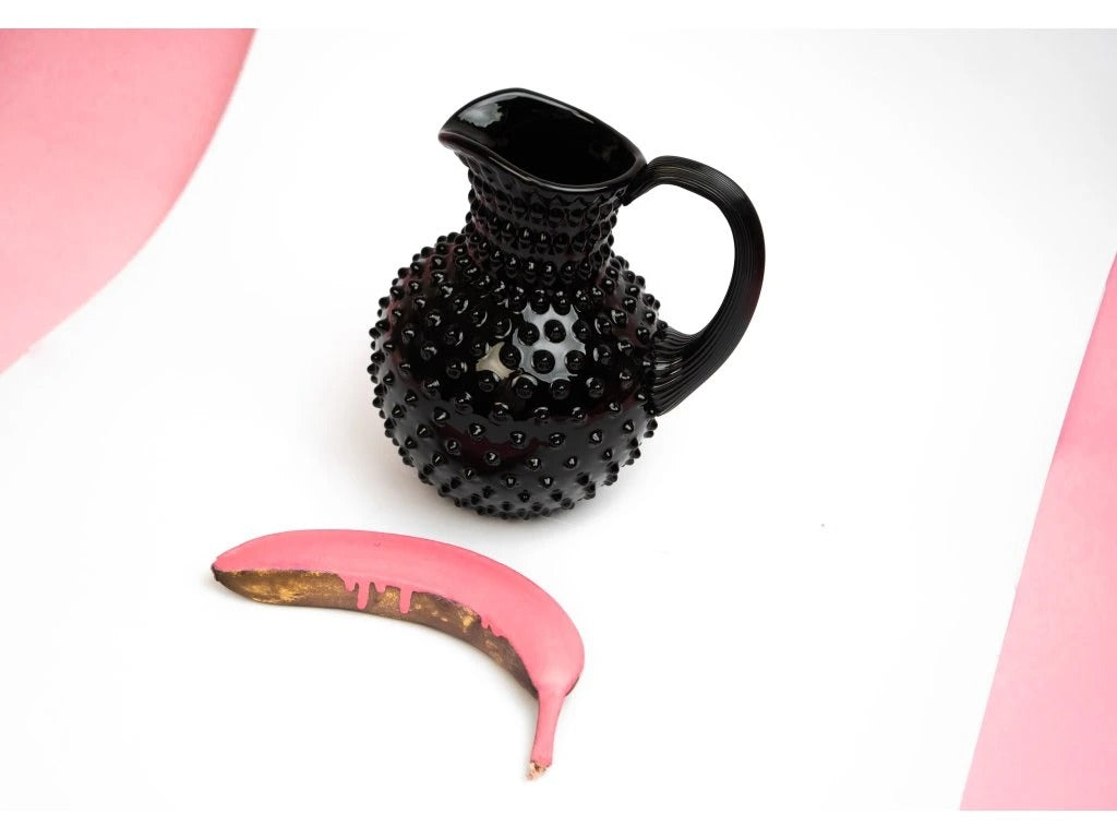 Black Hobnail Pitcher 2L