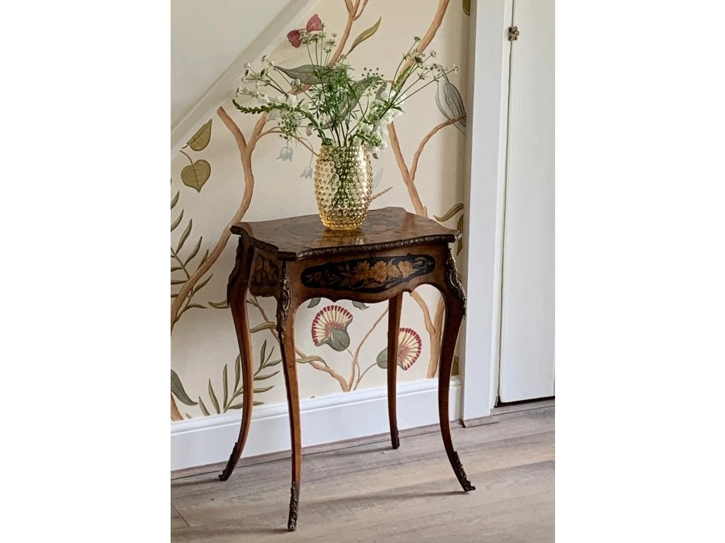 Underlay Amber Hobnail Oval Vase