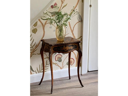 Underlay Amber Hobnail Oval Vase