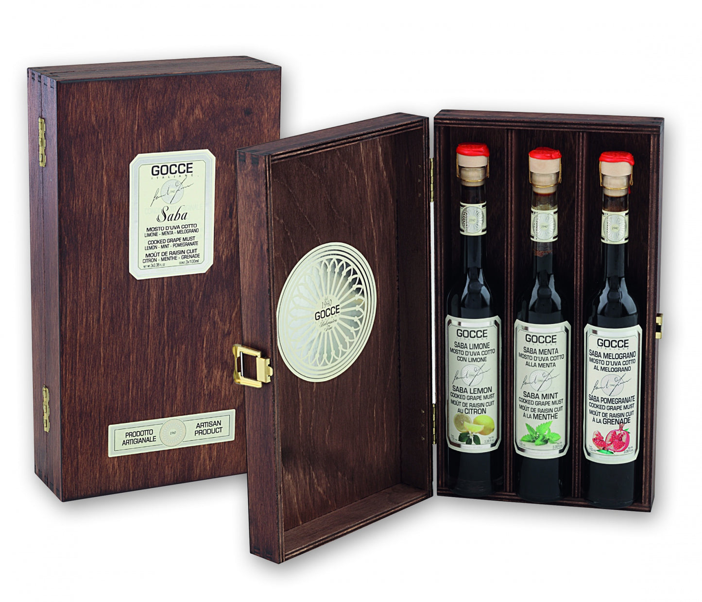 Gocce Italiane, with wooden presentation box